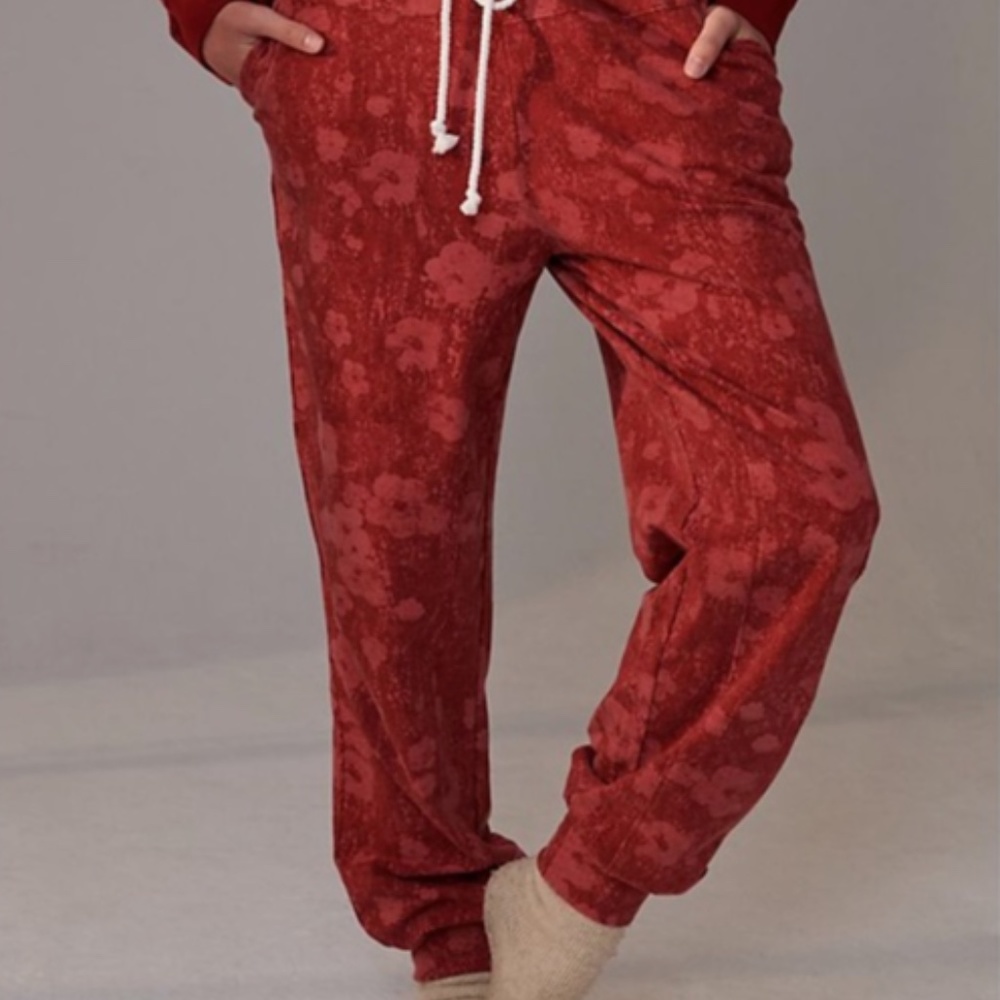 Anthropologie Saturday/Sunday Flora Printed Joggers XS